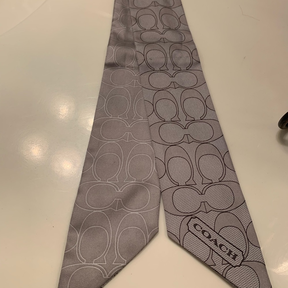 Coach ponytail scarf